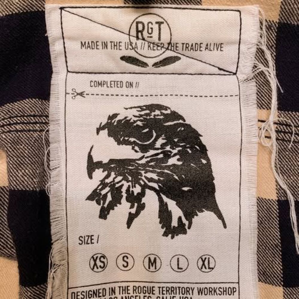 Rogue Territory Button Down Hunter Check Flannel … - image 3